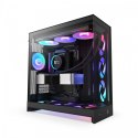 Obudowa NZXT H9 Flow RGB ATX Mid Tower czarna szkło hartowane przewiewna