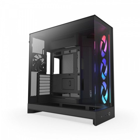 Obudowa NZXT H9 Flow RGB ATX Mid Tower czarna szkło hartowane przewiewna