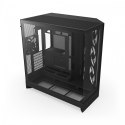 Obudowa NZXT H9 Flow RGB ATX Mid Tower czarna szkło hartowane przewiewna