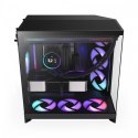 Obudowa NZXT H9 Flow RGB ATX Mid Tower czarna szkło hartowane przewiewna