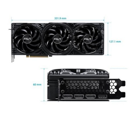 Karta graficzna Palit RTX 5080 GamingPro 16GB GDDR7 256 bit 3xDP HDMI ARGB