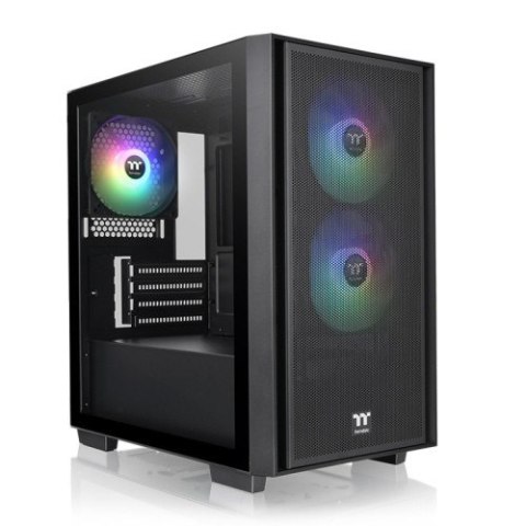 Obudowa Thermaltake Versa H16 TG czarna Micro Tower z ARGB LED