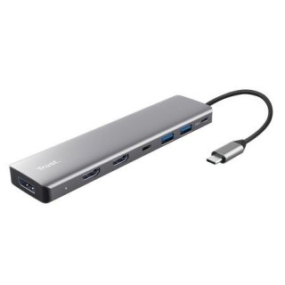 Adapter Trust Dalyx 7-w-1 stylowy wieloportowy USB-C 4K