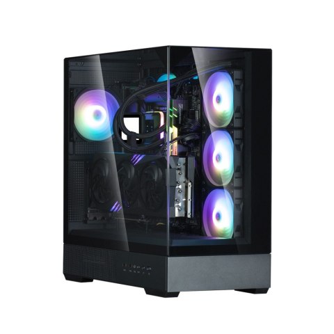 Zalman Obudowa P40 PRISM PLUS Midi Tower czarna z ARGB