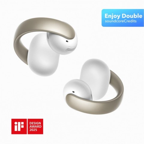 Słuchawki Anker Soundcore AeroClip bezprzewodowe Bluetooth etui 24 h białe