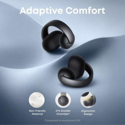 Słuchawki Anker Soundcore AeroClip Bluetooth 5.4 z zaczepami czarne douszne