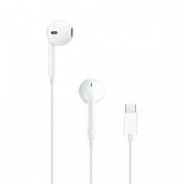 Słuchawki Apple EarPods USB-C douszne z mikrofonem i pilotem białe stereo