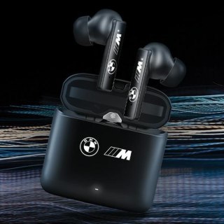 Słuchawki BMW M Collection Bluetooth TWS douszne wodoodporne IPX4 czarne