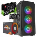 BSG Striker V13 AMD Ryzen 5 NVIDIA GeForce RTX 3050 16GB DDR4 1512GB HDD + SSD Windows 11 Pro