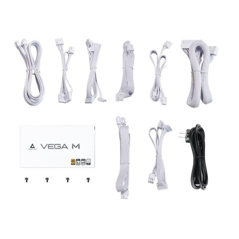 Zasilacz Chieftec Vega M 1000W ATX 3.1 80 Plus Gold modularny biały gaming