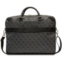 Torba na laptopa Guess 4G Printed Stripes 16 cali czarna elegancka