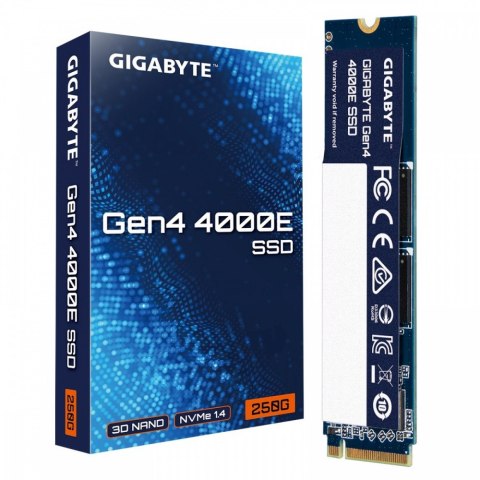 Dysk SSD Gigabyte 4000E NVMe 1.4 M.2 2280 PCIe 4.0 250GB szybki wydajny