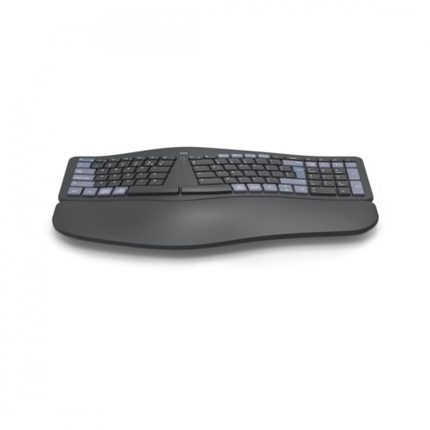 Klawiatura Hama WK-900 Ergo ergonomiczna bezprzewodowa Bluetooth USB czarna