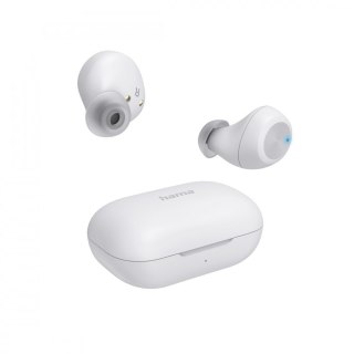 Słuchawki Hama Spirit Chop II TWS dokanałowe Bluetooth 5.0 białe IPX4