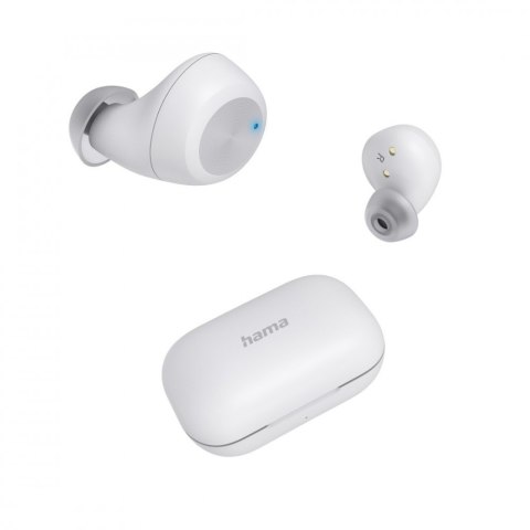 Słuchawki Hama Spirit Chop II TWS dokanałowe Bluetooth 5.0 białe IPX4