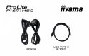 Monitor iiyama ProLite P1671HSC-B1 15.6 FHD IPS przenośny USB-C HDMI lekki