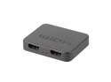 Splitter HDMI Lanberg 4K 2xHDMI USB-C czarny do 15m HDR