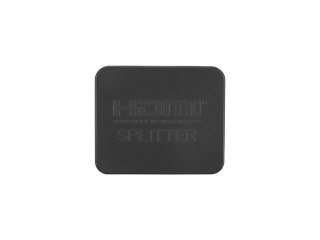 Splitter HDMI Lanberg 4K 2xHDMI USB-C czarny do 15m HDR