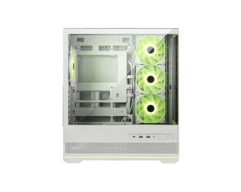Obudowa MSI MAG PANO 110R White ARGB panel 270 ATX 4x120 szkło hartowane