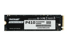 Dysk SSD Patriot P410 500GB M.2 2280 PCIe Gen4 x4 NVMe 1.4 szybki wydajny