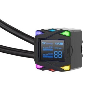 Chłodzenie wodne Thermaltake LA240-S ARGB AIO 240 mm LCD wydajne gamingowe