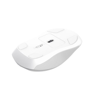 Mysz Trust Ferro Hyperwheel bezprzewodowa Bluetooth 3200 DPI biała cicha