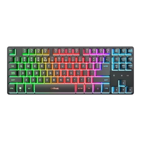 Trust GXT 832 Thado klawiatura mechaniczna bezprzewodowa TKL mysz gaming