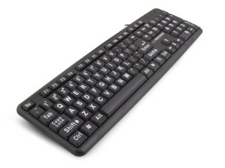 Klawiatura Esperanza Florida USB przewodowa multimedialna duże litery