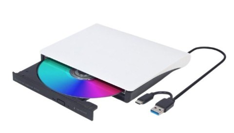 Gembird Napęd DVD na USB zewnętrzny DVD-USB-031-BW czarno-biały