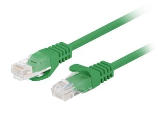 Lanberg Patchcord RJ45 Cat 5e UTP 1 m zielony 10 szt gigabitowy kabel LAN
