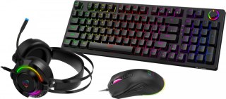 YENKEE Zestaw Gaiming Premium YGS 03 3w1 klawiatura, mysz, słuchawki