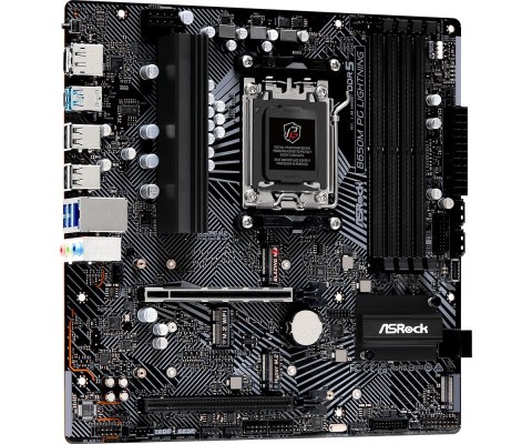 ASRock Płyta główna B650M PG LIGHTNING AM5 4DDR5 HDMI/DP mATX