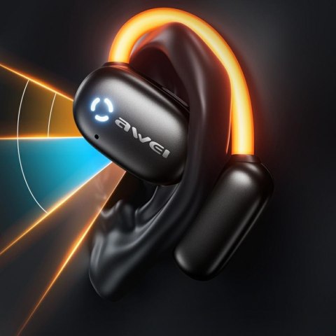 AWEI Słuchawki bluetooth 5.4 TZ13 ANC Spinner czarne
