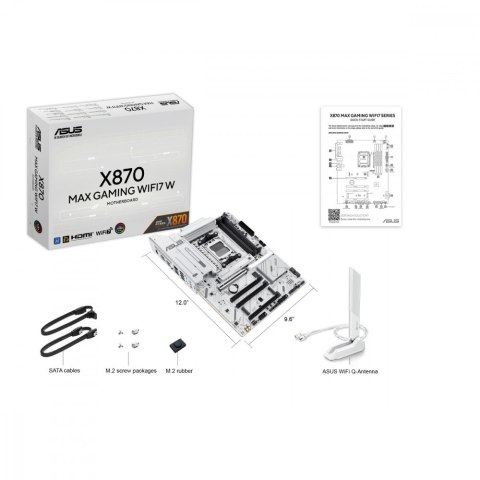 Asus Płyta główna X870 MAX GAMING WiFi7 W AM5 4DDR5 HDMI/USB-C