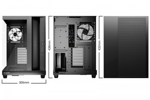 Be quiet! Obudowa Light Base 500 LX Black