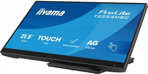 IIYAMA Monitor 24 cale T2254MSC-B2AG POJ.10PKT.IPS,POWŁOKA AG, 300cd, FHD, HDMI,DP,2xUSB,7H