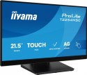 IIYAMA Monitor 24 cale T2254MSC-B2AG POJ.10PKT.IPS,POWŁOKA AG, 300cd, FHD, HDMI,DP,2xUSB,7H