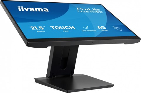 IIYAMA Monitor 24 cale T2254MSC-B2AG POJ.10PKT.IPS,POWŁOKA AG, 300cd, FHD, HDMI,DP,2xUSB,7H