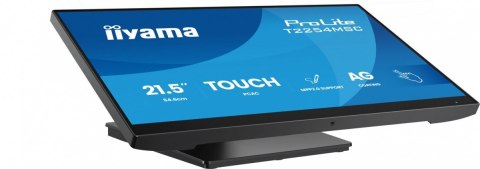 IIYAMA Monitor 24 cale T2254MSC-B2AG POJ.10PKT.IPS,POWŁOKA AG, 300cd, FHD, HDMI,DP,2xUSB,7H
