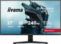 IIYAMA Monitor 27 cali G2771HS-B1 0.4ms,Fast IPS,DP,2xHDMI,240Hz,350cd, Adaptive G-SYNC - 1920 x 1080 @48-240Hz DisplayPort Only