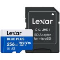 Lexar Karta pamięci microSD 256GB C10 A2 U3 V30 170MB/s Blue Plus