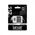 Lexar Karta pamięci microSD 512GB C10 A2 U3 V30 205/150MB/s Silver Plus