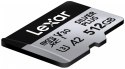 Lexar Karta pamięci microSD 512GB C10 A2 U3 V30 205/150MB/s Silver Plus