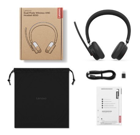 Lenovo Słuchawki bezprzewodowe Dual-Mode ANC 6550 USB-C