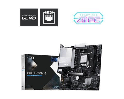MSI Płyta główna PRO H810M-B S1851 2DDR5 mATX
