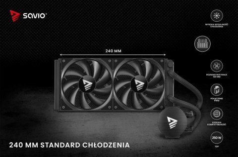 Savio Chłodzenie wodne NOX 240 mm