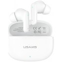 USAMS Słuchawki bluetooth 6.0 E05 TWS białe