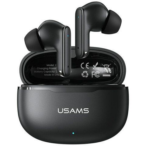 USAMS Słuchawki bluetooth 6.0 E05 TWS czarne