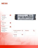 AFOX Dysk SSD ME300 M.2 PCI-Ex4 512GB TLC 2.5 GB/s NVMe