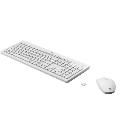 HyperX Klawiatura z myszą HP 230 Combo Bezprzewodowa Biała 3L1F0AA#ABB